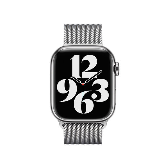 41mm Silver Milanese Loop
