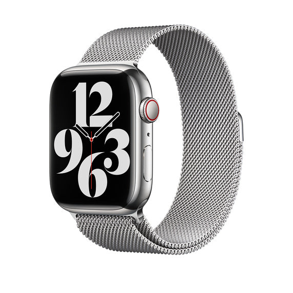 45mm Silver Milanese Loop