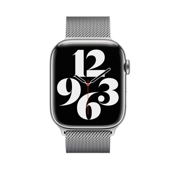 45mm Silver Milanese Loop