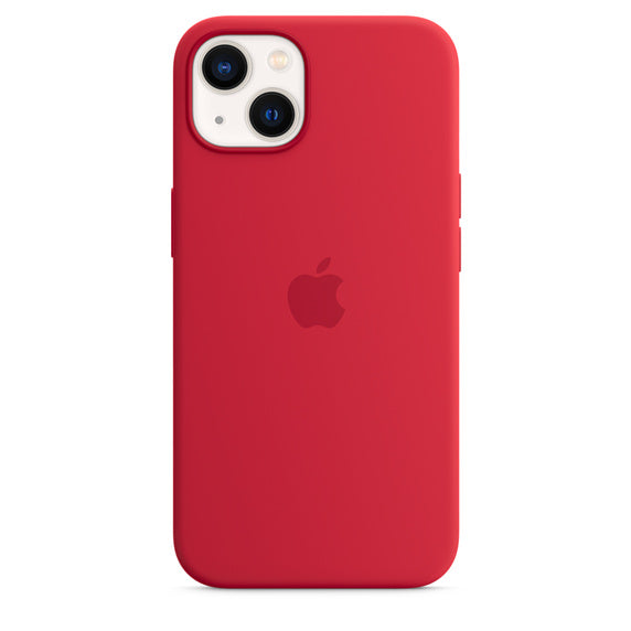 Funda de silicona para iPhone 13 con MagSafe – (PRODUCT)RED