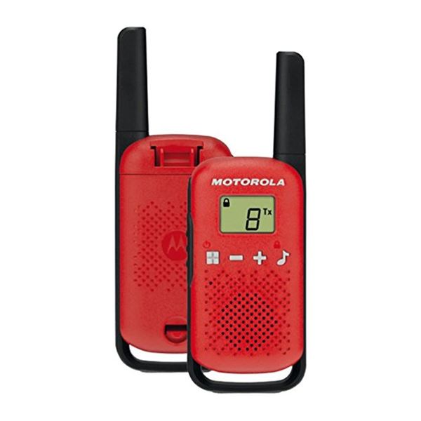WALKIE TALKIES MOTOROLA T42 ROJO