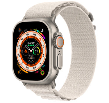 APPLE WATCH ULTRA GPS+CELLULAR 49MM TITANIUM CASE WITH STARLIGHT ALPINE LOOP SMA