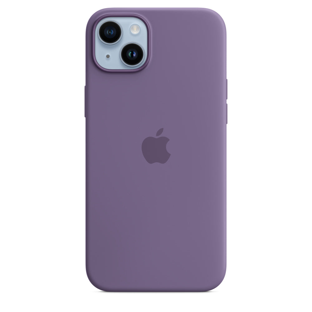 Funda de Silicona con MagSafe para iPhone 14 Plus - Iris Púrpura