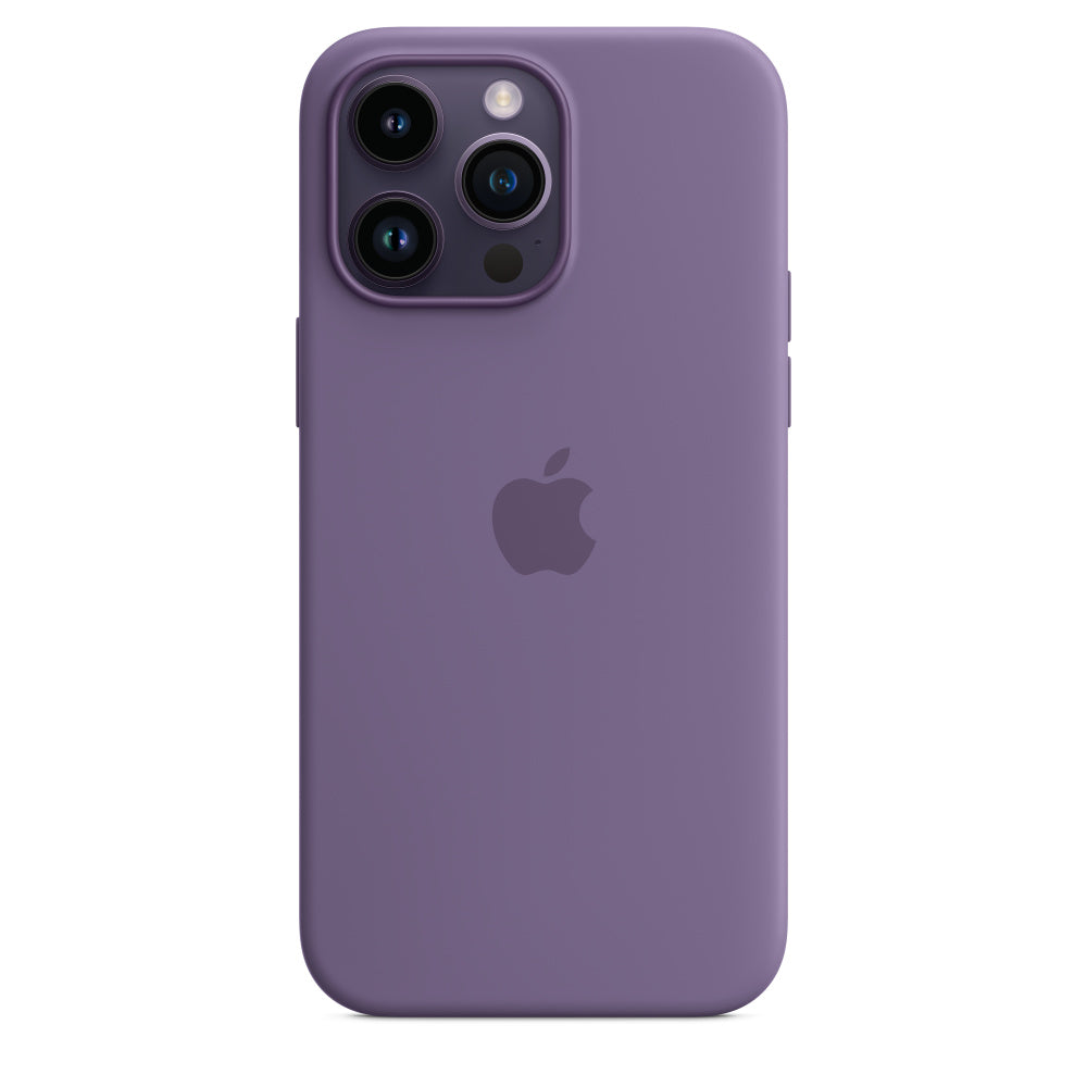 Funda de silicona con MagSafe para iPhone 14 Pro Max - Iris púrpura