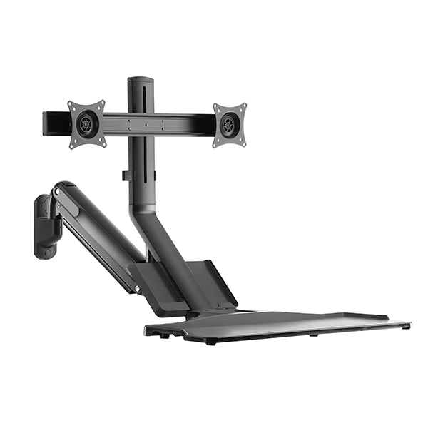 NAPOFIX WALL SUPPORT WORKSTATION 2 MONITORS 17>27 SW5200