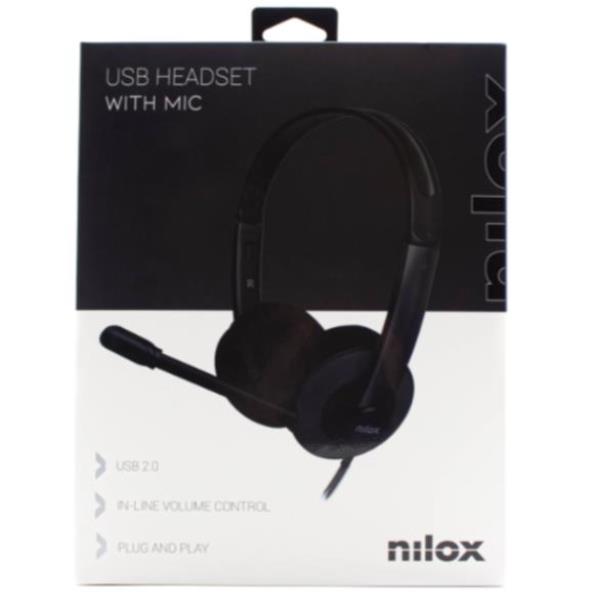 USB HEADPHONES WITH PC MICROPHONE