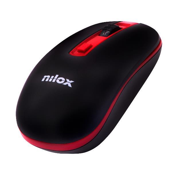 RATON WIRELESS 1000 DPI BLACK/RED