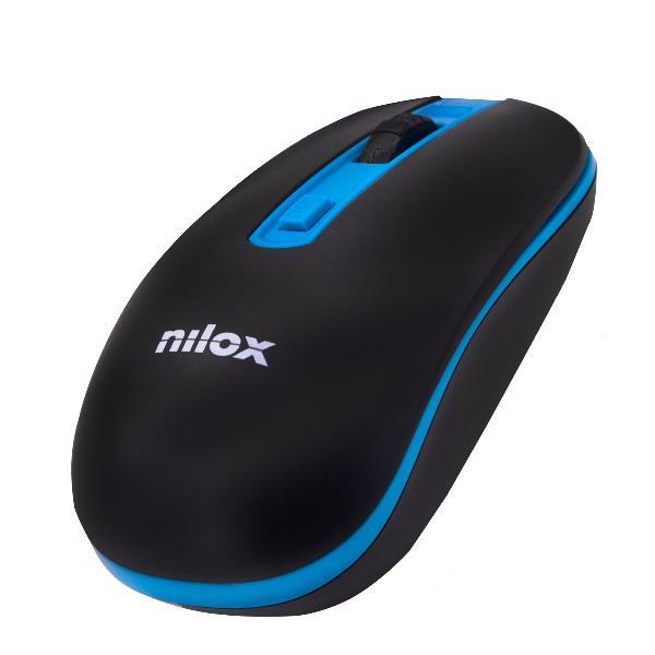 RATON INALAMBRICO 1000 DPI NEGRO/AZUL