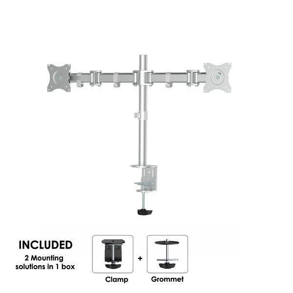 NEOMOUNTS DESK MOUNT (10 - 30 ) (NM-D135DSILVER)