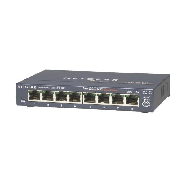 SWITCH 8P FAST ETHERNET UNMANAGED