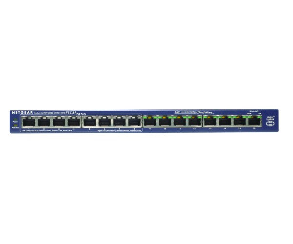 SWITCH 16P.10/100 POE FS116PEU