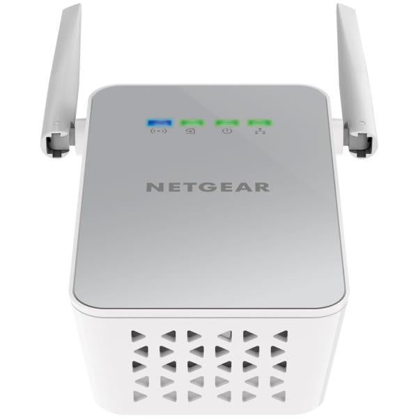 NETGEAR Powerline PLW1000 - Mains Adapter Kit - GigE, HomePlug AV (HPAV) 2.0, IEEE 1901 - 802.11a/b/g/n/ac - Dual Band - wall pluggable - with NETGEAR PowerLINE 1000 Adapter (PL1000)