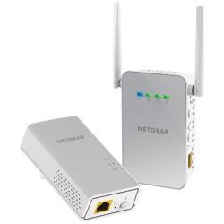 NETGEAR Powerline PLW1000 - Mains Adapter Kit - GigE, HomePlug AV (HPAV) 2.0, IEEE 1901 - 802.11a/b/g/n/ac - Dual Band - wall pluggable - with NETGEAR PowerLINE 1000 Adapter (PL1000)
