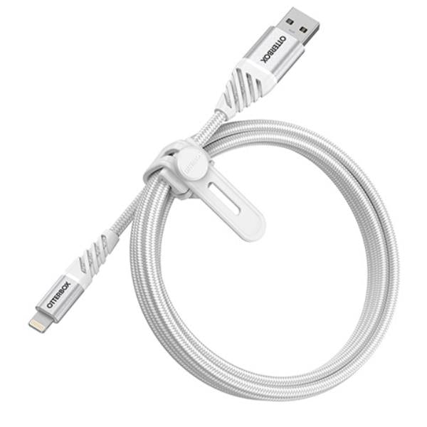 CABLE OB PREM USB A-LIGHT 1M BLANCO