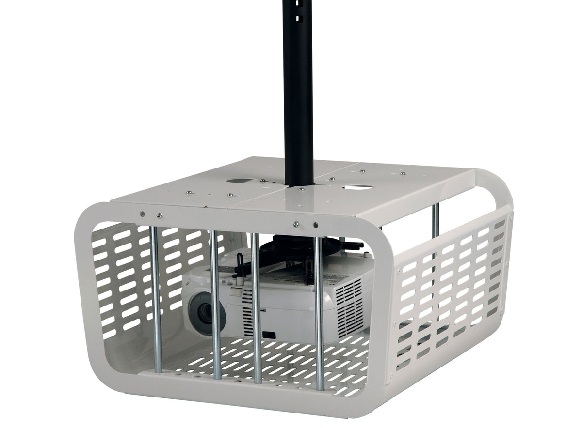 Peerless PE1120-W - Cobertura - Antirroubo - para projector - aço - branco - montável em teto