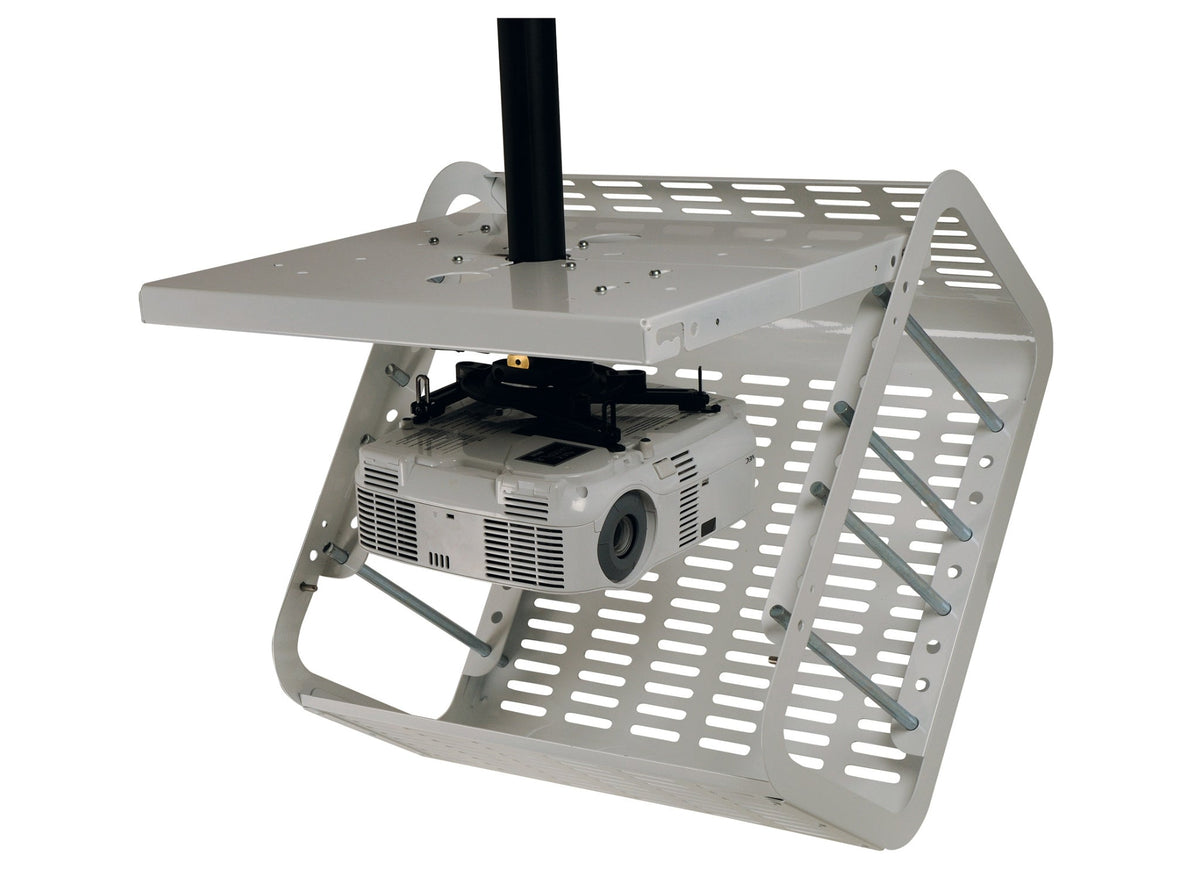 Peerless PE1120-W - Cobertura - Antirroubo - para projector - aço - branco - montável em teto