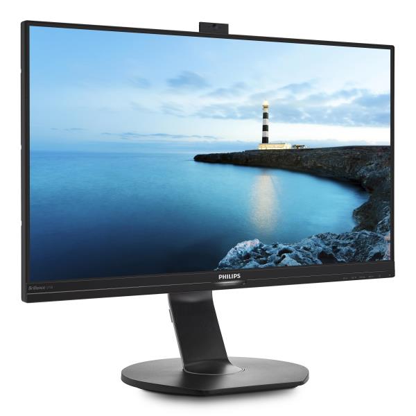 PHILIPS LED MONITOR IPS 27" QHD VGA HDMI DP USB WEBCAM SPEAKERS ADJUSTMENT