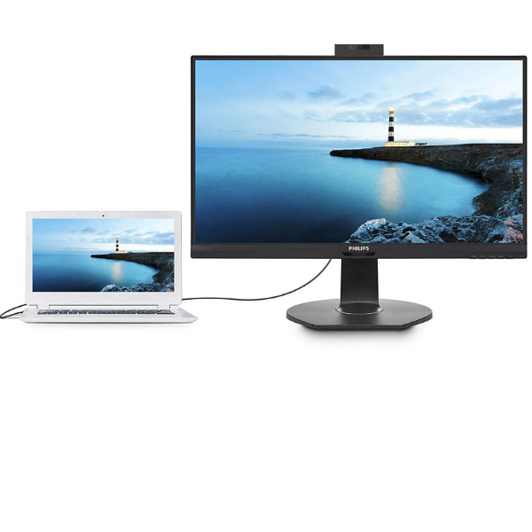 PHILIPS MONITOR IPS 27 HDMI DP USB-C DOCKING SPEAKERS WEBCAM HAS 272B7QUBHEB