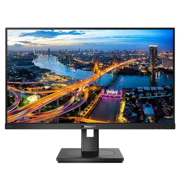 Philips B Line 275B1 - LED monitor - 27" - 2560 x 1440 QHD @ 75 Hz - IPS - 300 cd/m² - 1000:1 - 4ms - HDMI, DVI-D, DisplayPort - speakers - black texture - for exone go Business 1570 II, go Expert 1775, go Workstation 1575