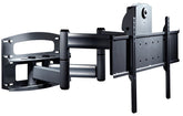 Peerless Full-Motion Plus Wall Mount With Vertical Adjustment PLAV70-UNL - Kit de montagem (placa de parede, braço de articulação duplo) - para painel liso - aço - preto - tamanho de tela: 42" - 95"