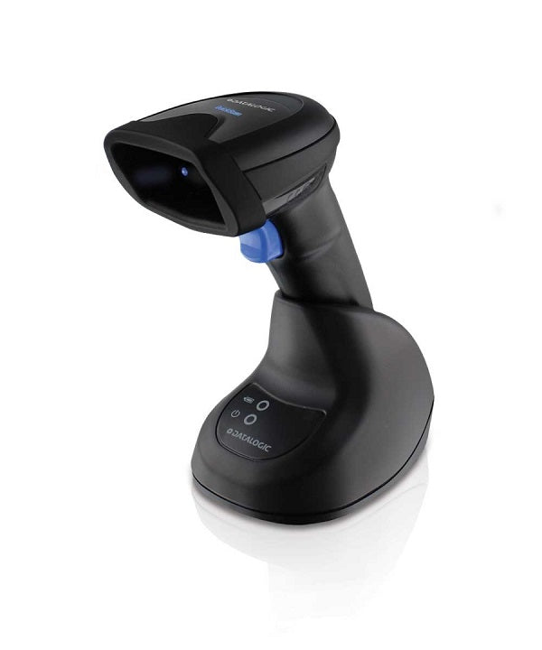 DATALOGIC Mpixel Imager Escáner de código de barras 2D QuickScan QD2590 con soporte y cable USB, negro