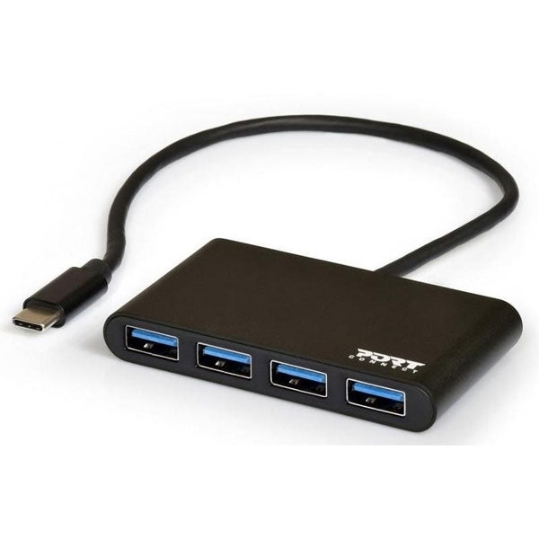 CONCENTRADOR DE PUERTOS USB-C 4 PUERTOS USB3.0
