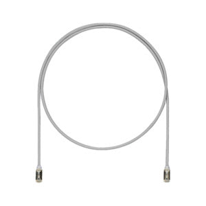 PATCH F/UTP CAT.6A 28 AWG GREY 0 2M