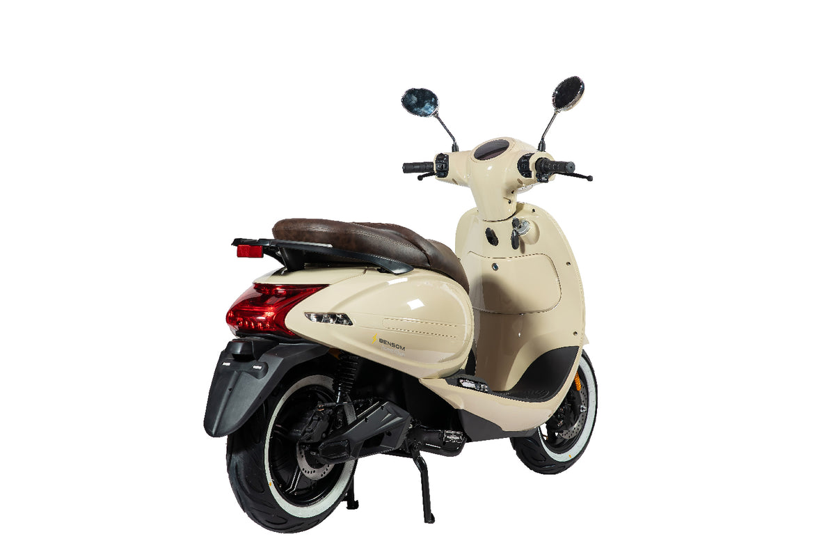 MOTO ELÉTRICA BENSOM ROMA MÁXI L3E-A1 BOSCH 4KW - CREME, AZUL OU CINZA