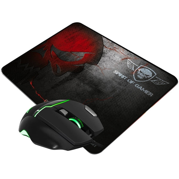 SPIRIT OF GAMER RATO ELITE M10 BUNDLE GAMING MOUSE + PAD