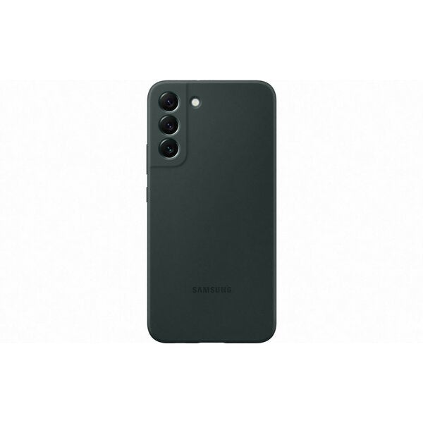 SAMSUNG S22+ DARK GREEN SILICONE COVER