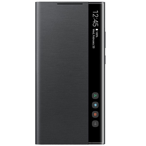 SAMSUNG NOTE 20 ULTRA CLEAR VIEW COVER MYSTIC BLACK