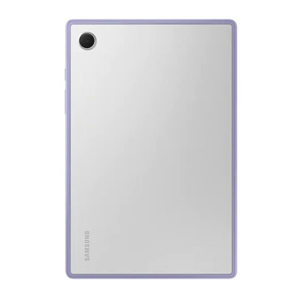 FUNDA SAMSUNG TAB A8 BORDE TRANSPARENTE VIOLETA