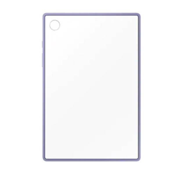 FUNDA SAMSUNG TAB A8 BORDE TRANSPARENTE VIOLETA