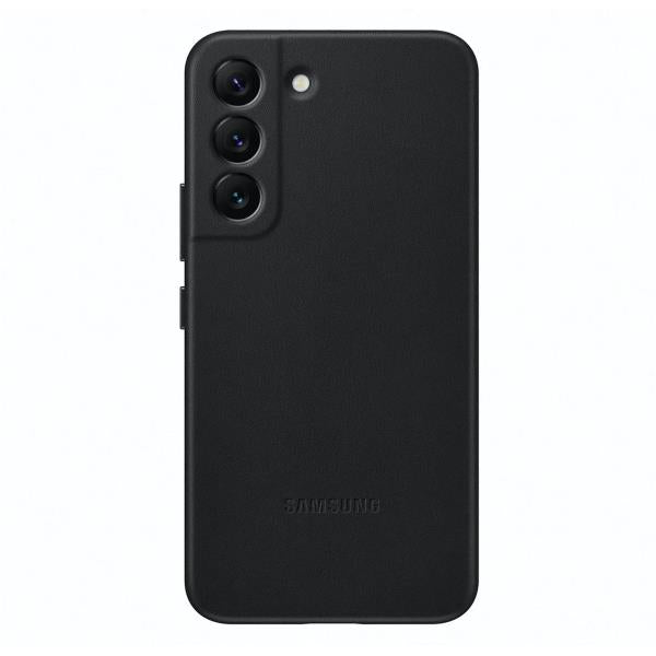 LEATHER COVER S22 BLACK