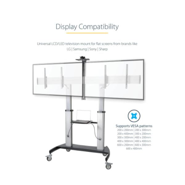 TROLLEY FOR TWO TV - 37 TO 60