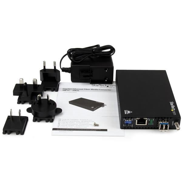 CONVERTIDOR MEDIO A FIBRA LC