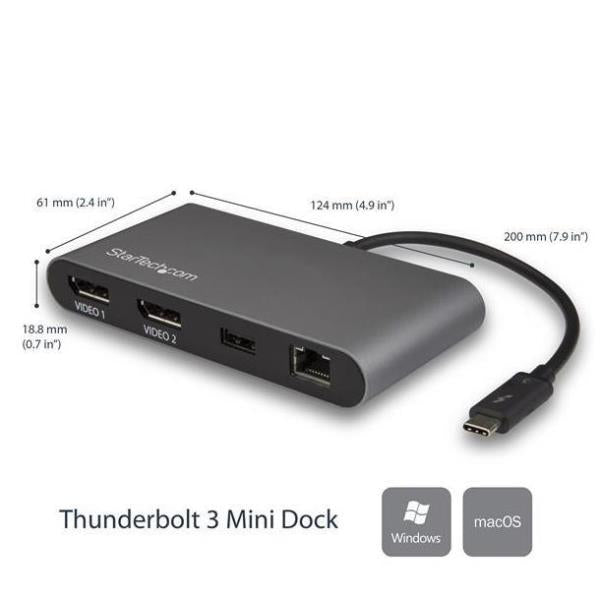 MINI DOCK THUNDERBOLT 3 CON DP