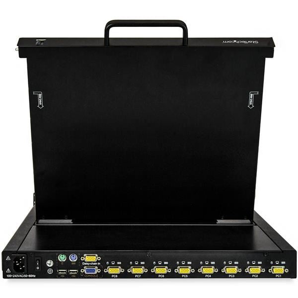 CONSOLE RACK KVM 8XVGA LCD 17