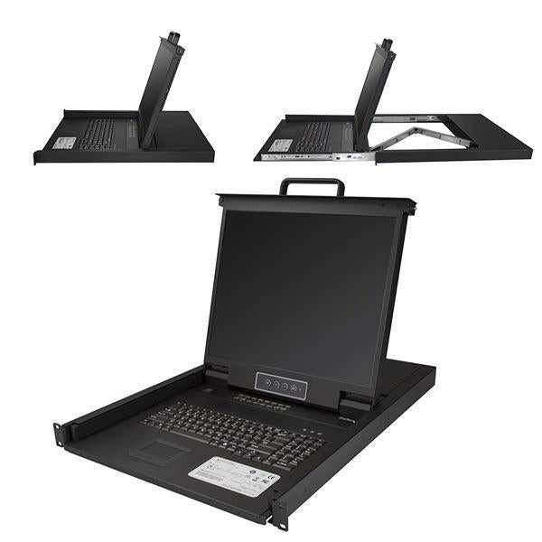 RACK CONSOLE KVM 16XVGA LCD 19