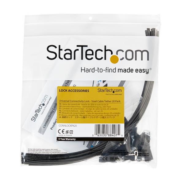 20 CABLES SECURITY DOUBLE LAZO