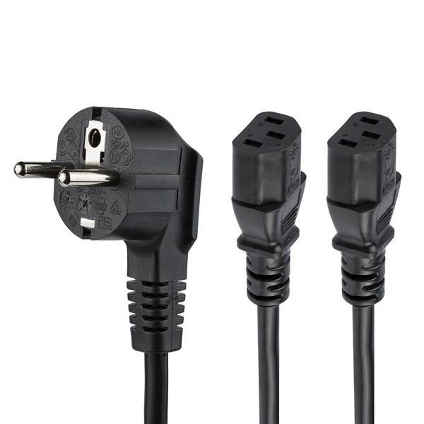 CABLE 2M SCHUKO CEE7 A 2XC13