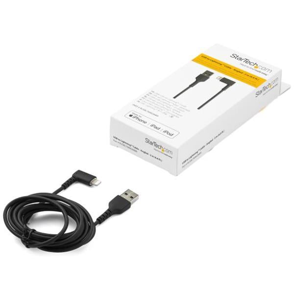 CABLE 2M LIGHTNING NEGRO