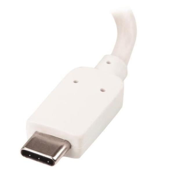 USB-C TO VGA CON PD WHITE