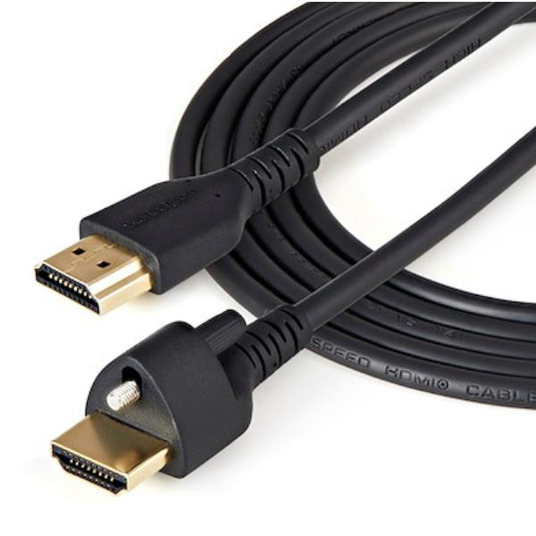 CABLE 2M HDMI CON TOURNILLO