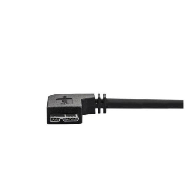 CABLE 1M MICRO USB 3.0 ACODADO