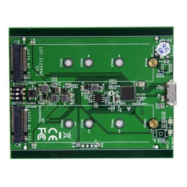 CAJA 2 BAHIAS M.2 NGFF USB 3.1