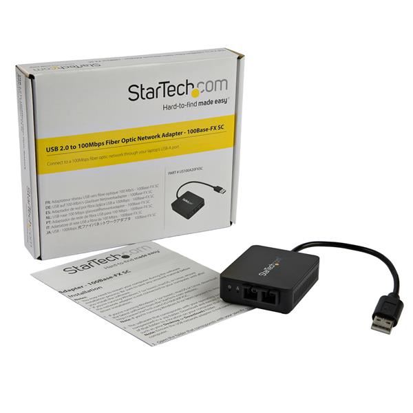 USB ADAPTER TO 100BASEFX-SC