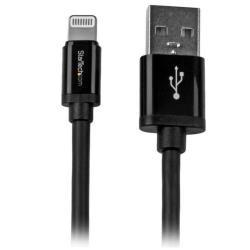 CABLE 2M LIGHTNING A USB BLACK