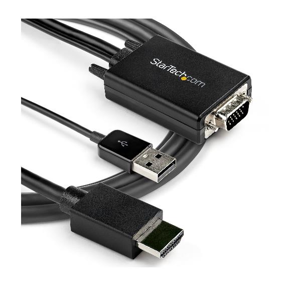 CABLE VGA TO HDMI - AUDIO USB