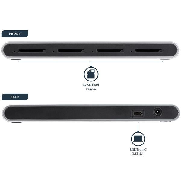 4XSD CARDS USB-C READER